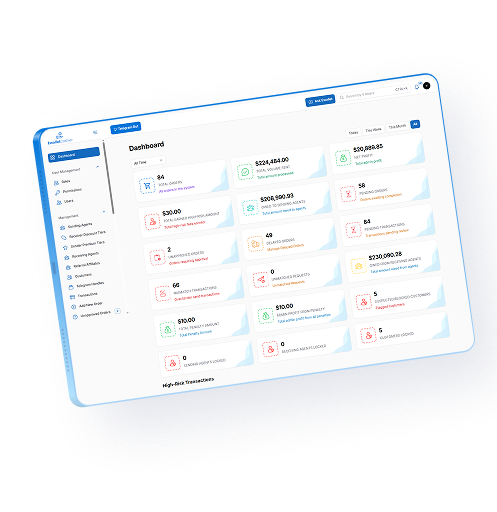eWallet Cashier Platform Dashboard